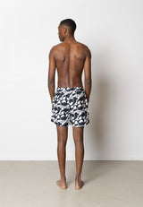 Clean Cut Copenhagen Clean Cut swim shorts Swim shorts Navy / Ecru Graphic