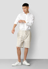 Clean Cut Copenhagen Jason linen mix shorts Shorts Ecru / Sand
