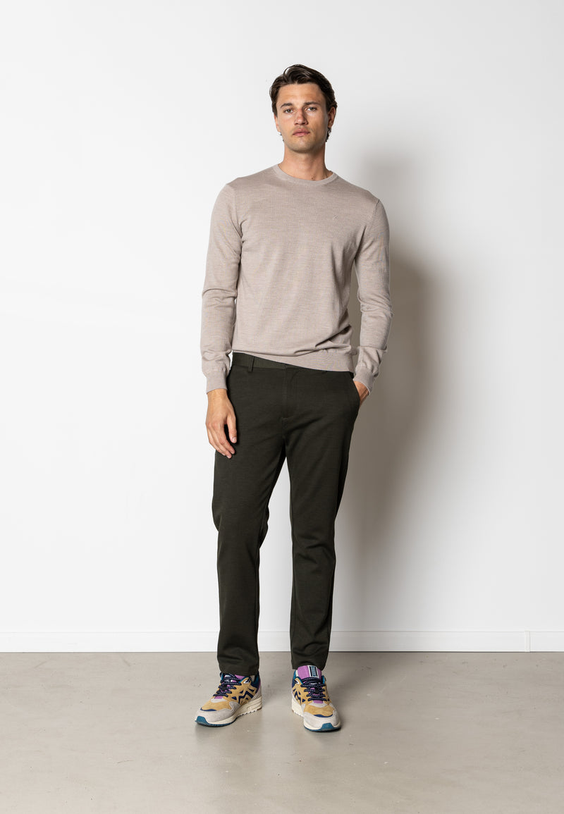 Clean Cut Copenhagen Alfredo merino wool jumper Strik Ecru