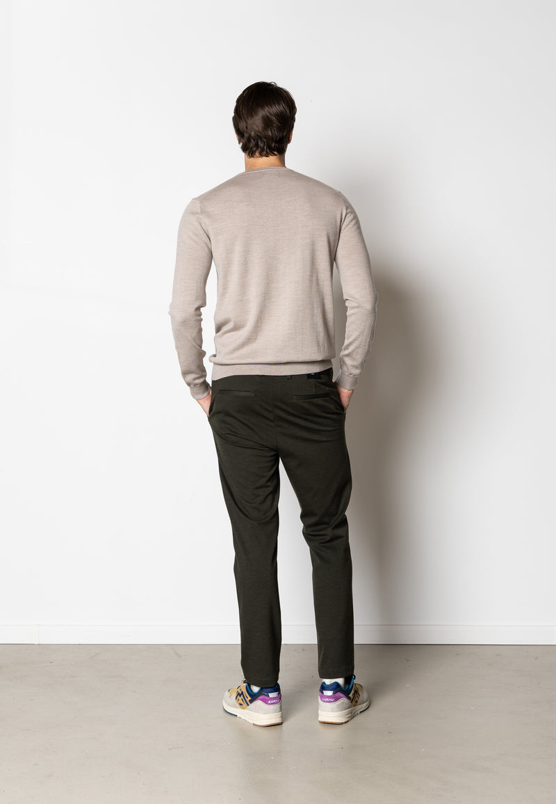 Clean Cut Copenhagen Alfredo merino wool jumper Strik Ecru