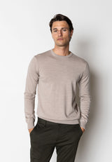 Clean Cut Copenhagen Alfredo merino wool jumper Strik Ecru