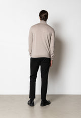 Clean Cut Copenhagen Alfredo merino wool roll neck Strik Ecru