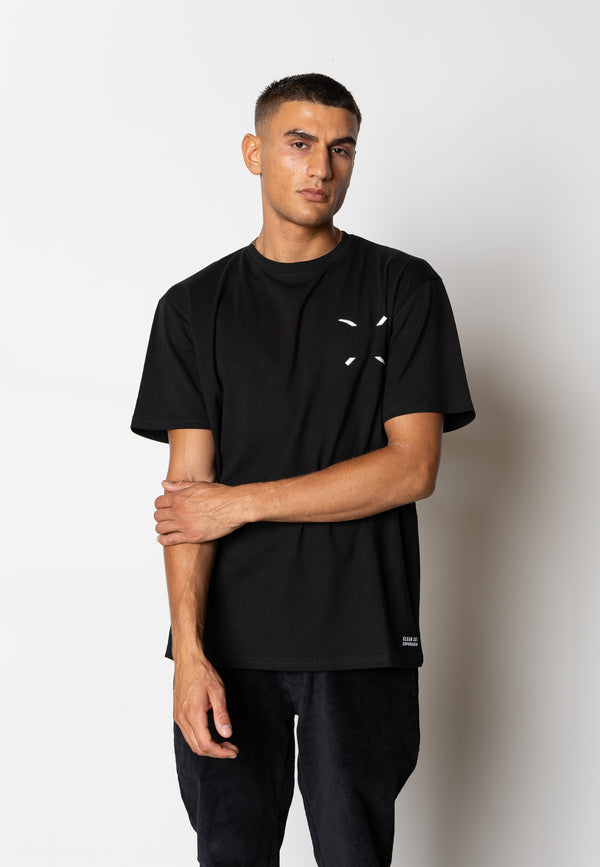 Clean Cut Copenhagen Andreas organic cotton t-shirt T-shirts S/S Sort