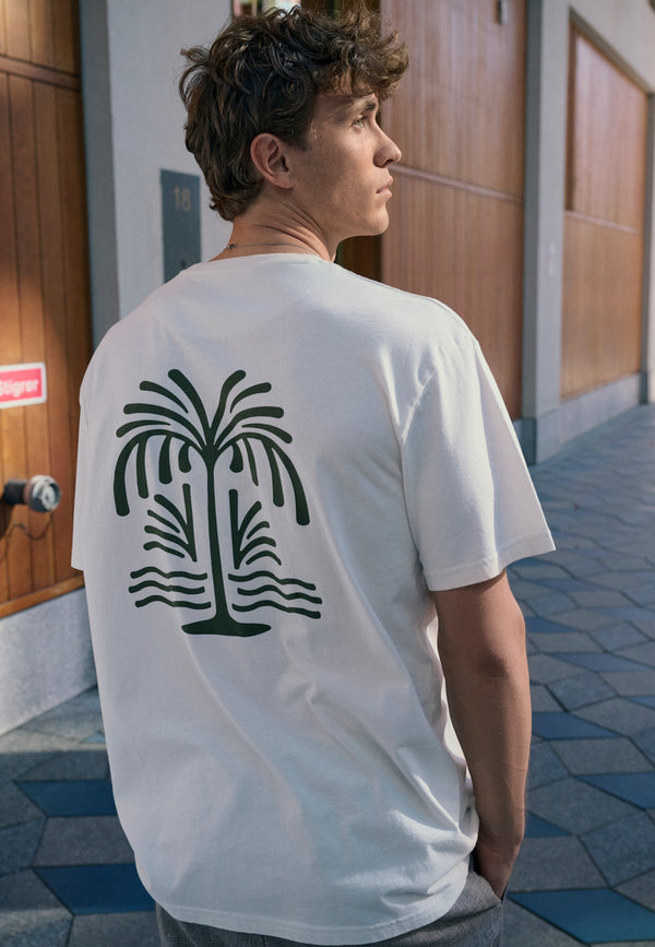 Clean Cut Copenhagen Augustus organic t-shirt T-shirts S/S Ecru
