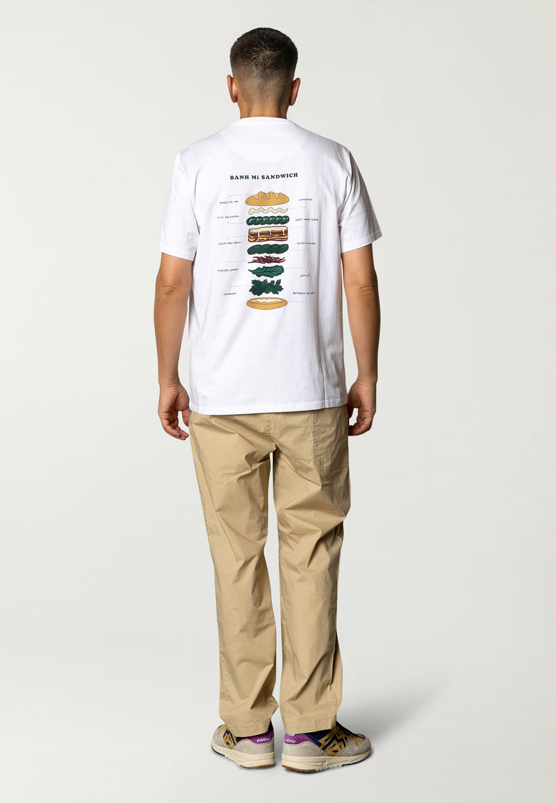 Fat Moose BAHN MI T-SHIRT T-shirts S/S Hvid