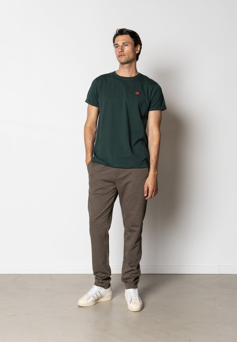 Clean Cut Copenhagen Basic Organic t-shirt T-shirts S/S Deep Green