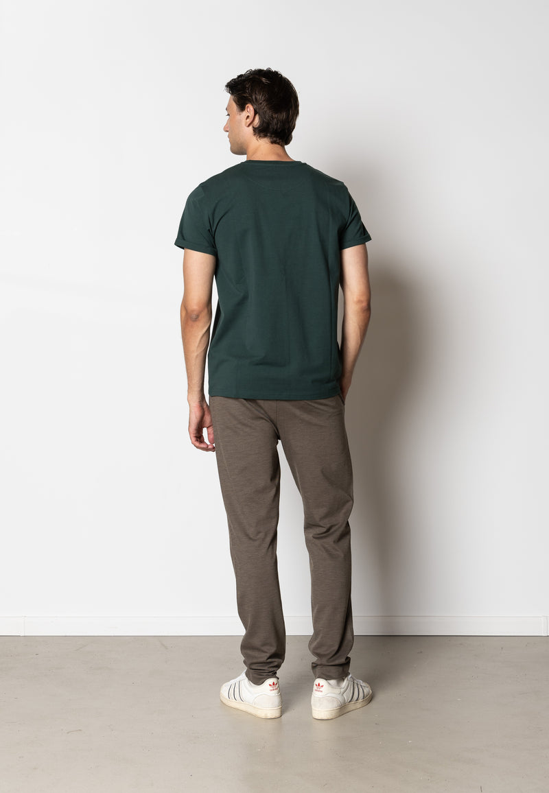 Clean Cut Copenhagen Basic Organic t-shirt T-shirts S/S Deep Green