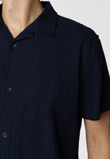 Clean Cut Copenhagen Bob shirt Skjorte S/S Navy