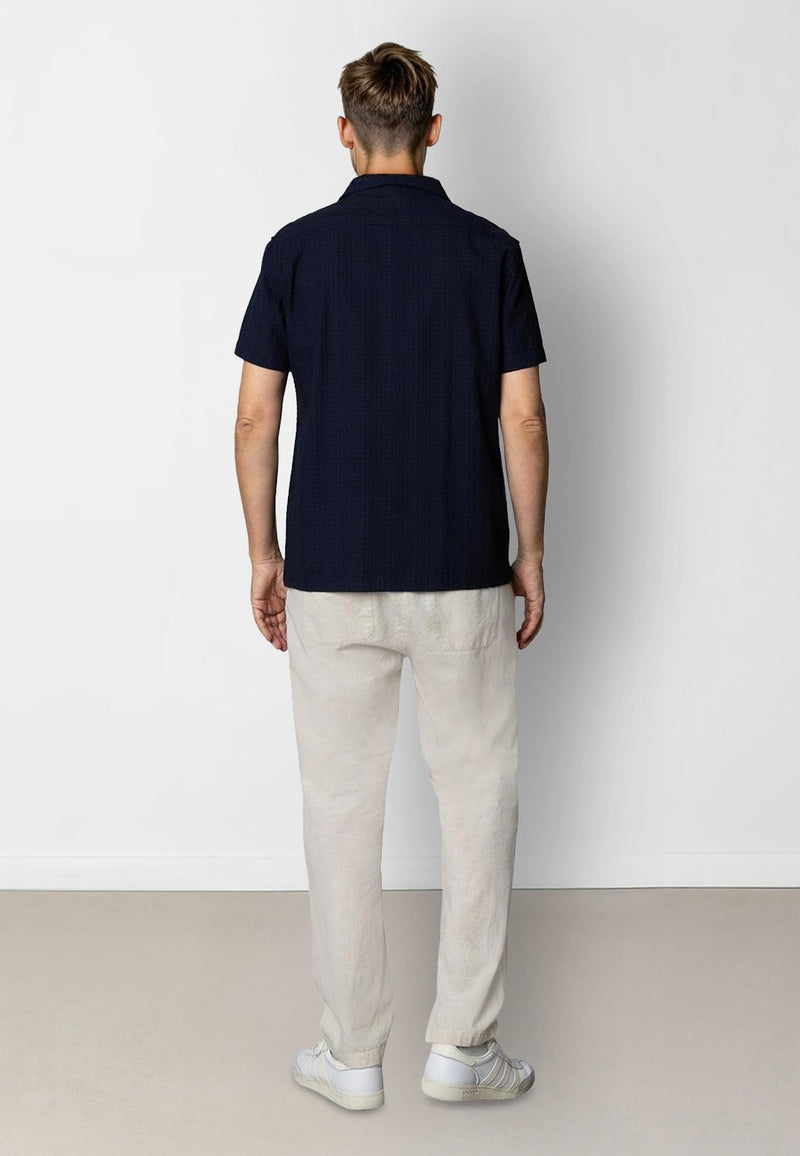 Clean Cut Copenhagen Bob shirt Skjorte S/S Navy