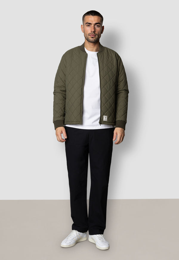 Fat Moose CAMP QUILTED JACKET Jakker Army