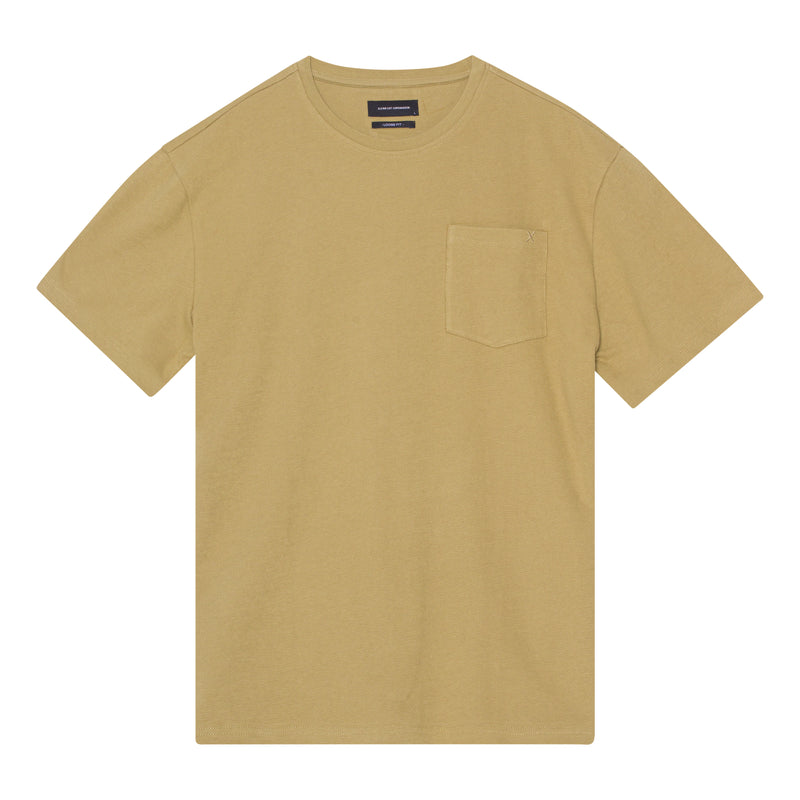 Clean Cut Copenhagen Calton cotton t-shirt T-shirts S/S Dark Khaki