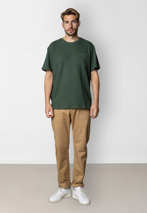 Clean Cut Copenhagen Calton cotton t-shirt T-shirts S/S Mørkegrøn