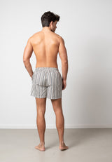 Clean Cut Copenhagen Clean Cut swim shorts Swim shorts Brown/Navy Striped