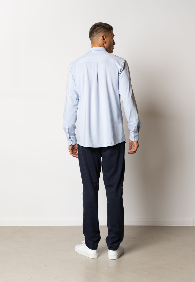 Clean Cut Copenhagen Clean formal stretch shirt Skjorte L/S Lyseblå