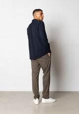 Clean Cut Copenhagen Clean formal stretch shirt Skjorte L/S Navy