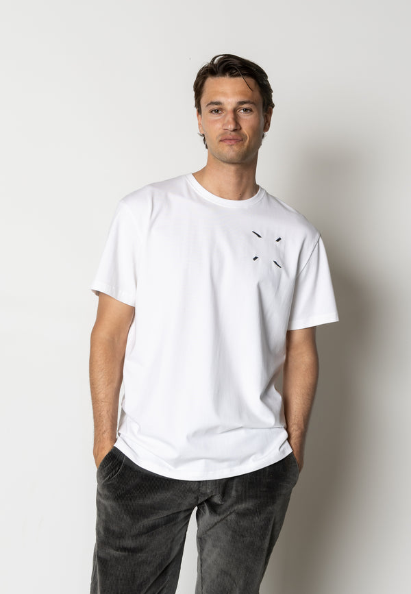 Clean Cut Copenhagen Clean organic printed t-shirt T-shirts S/S Hvid