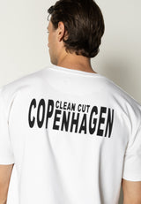 Clean Cut Copenhagen Clean organic printed t-shirt T-shirts S/S Hvid