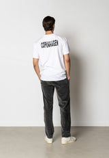 Clean Cut Copenhagen Clean organic printed t-shirt T-shirts S/S Hvid