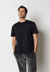 Clean Cut Copenhagen Clean organic printed t-shirt T-shirts S/S Sort