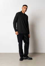 Clean Cut Copenhagen Clean zip polo Polos Sort