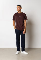 Clean Cut Copenhagen Cohen logo cotton t-shirt T-shirts S/S Dark Plum