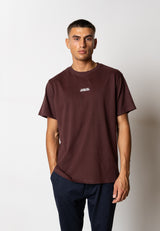 Clean Cut Copenhagen Cohen logo cotton t-shirt T-shirts S/S Dark Plum