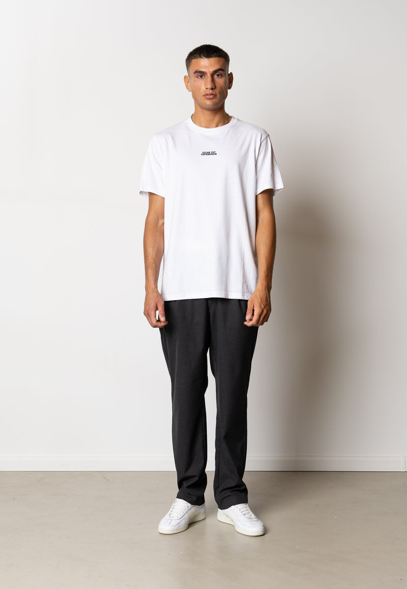 Clean Cut Copenhagen Cohen logo cotton t-shirt T-shirts S/S Hvid