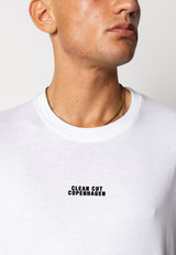 Clean Cut Copenhagen Cohen logo cotton t-shirt T-shirts S/S Hvid