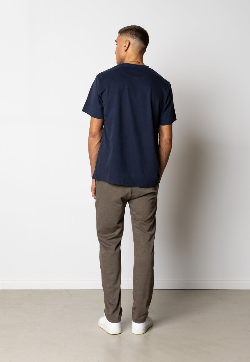 Clean Cut Copenhagen Cohen logo cotton t-shirt T-shirts S/S Navy