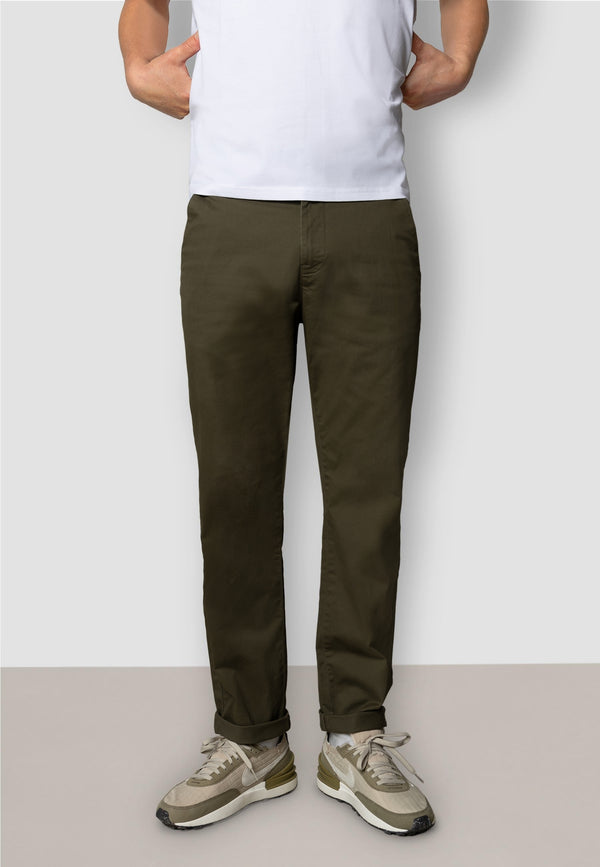 Clean Cut Copenhagen Copenhagen twill chinos Bukser Army