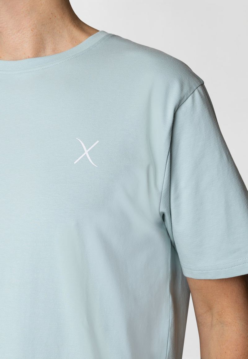 Clean Cut Copenhagen Cross organic logo t-shirt T-shirts S/S Minty Green