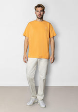 Clean Cut Copenhagen Cross organic logo t-shirt T-shirts S/S Mock Orange