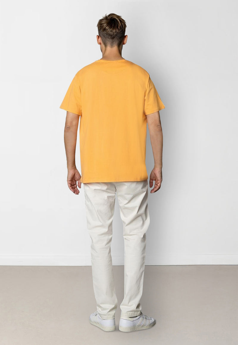 Clean Cut Copenhagen Cross organic logo t-shirt T-shirts S/S Mock Orange