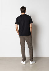 Clean Cut Copenhagen Cross organic logo t-shirt T-shirts S/S Sort