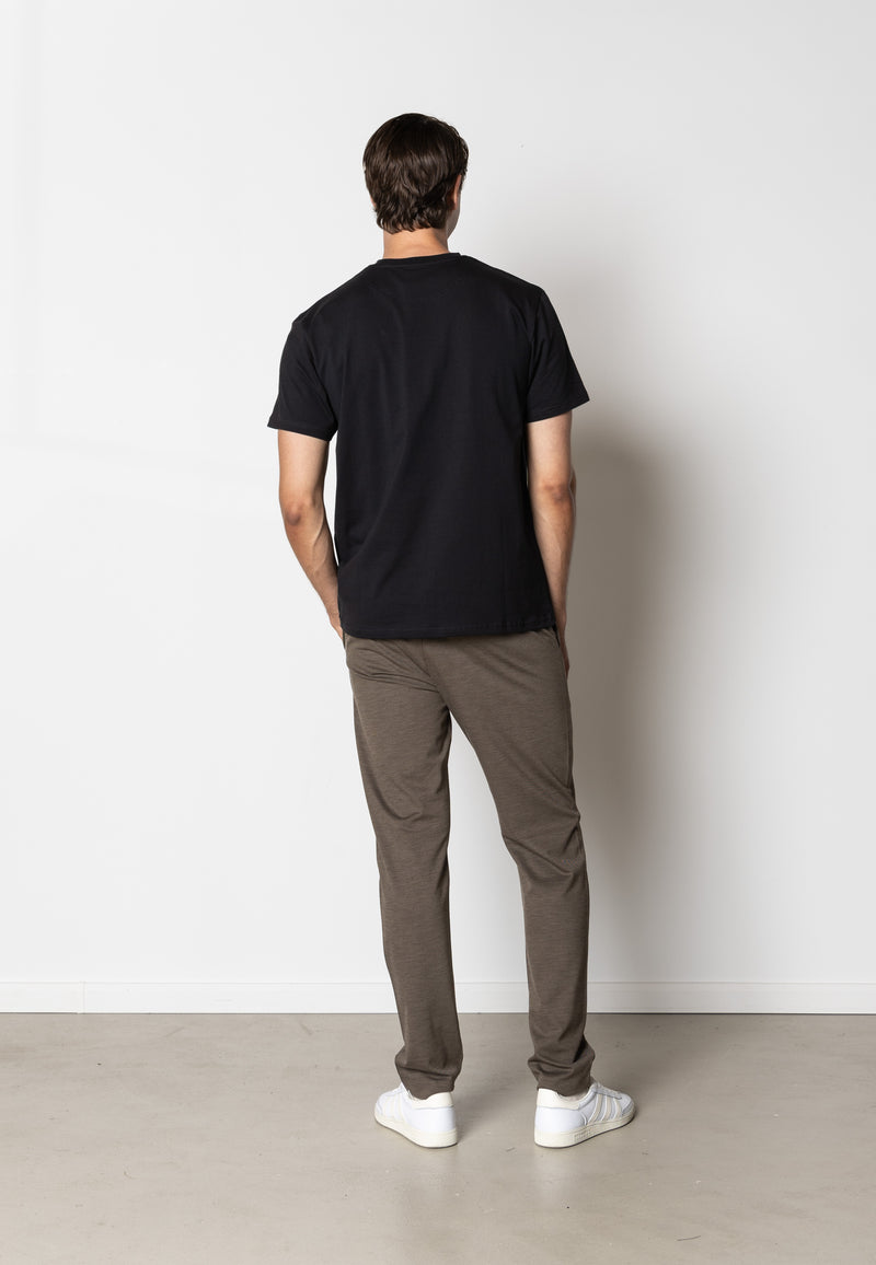 Clean Cut Copenhagen Cross organic logo t-shirt T-shirts S/S Sort