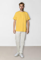 Clean Cut Copenhagen Cross organic logo t-shirt T-shirts S/S Varm Gul