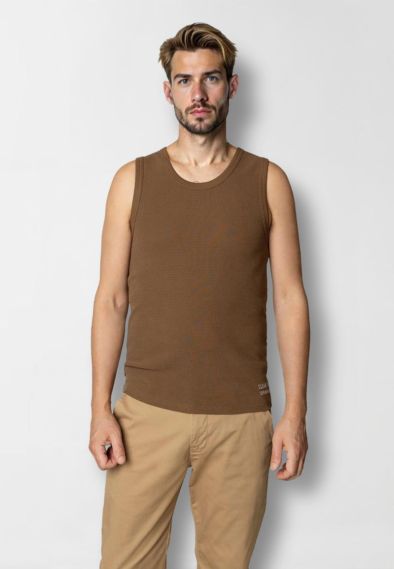 Clean Cut Copenhagen Duke tank top T-shirts S/S Brun