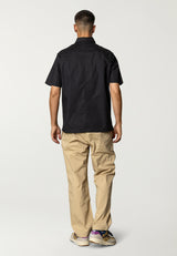 Fat Moose EVAN S/S SHIRT Skjorte S/S Sort
