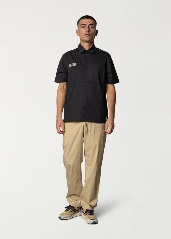 Fat Moose EVAN S/S SHIRT Skjorte S/S Sort