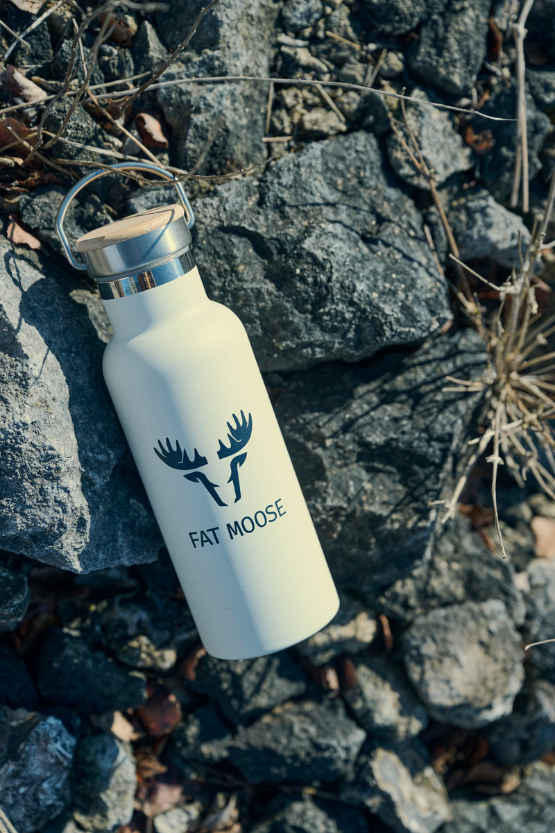 Fat Moose FAT MOOSE METAL WATER BOTTLE Accessories Mørk Navy