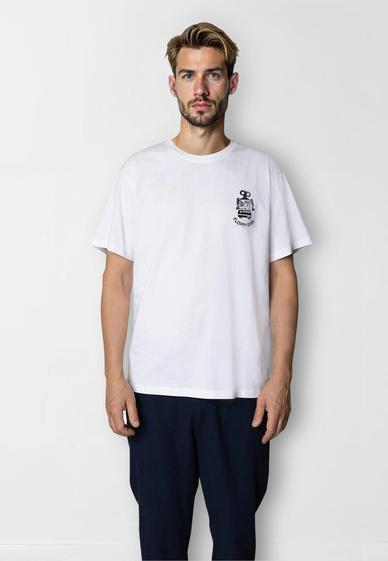 Clean Cut Copenhagen Floppy disk t-shirt T-shirts S/S Hvid