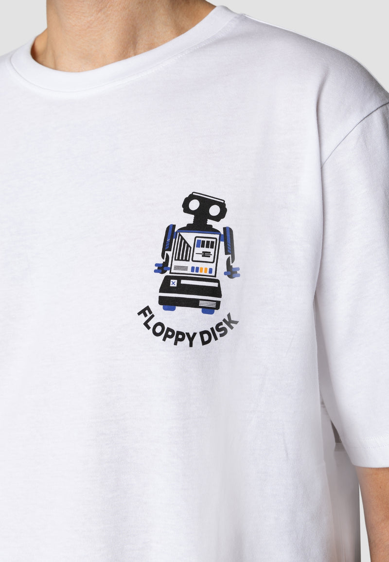 Clean Cut Copenhagen Floppy disk t-shirt T-shirts S/S Hvid