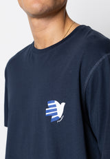 Fat Moose GUS COTTON T-SHIRT T-shirts S/S Navy