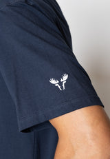 Fat Moose GUS COTTON T-SHIRT T-shirts S/S Navy