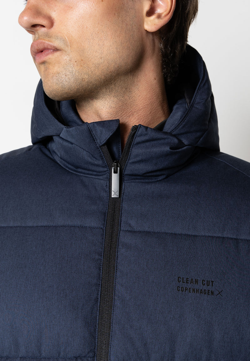 Clean Cut Copenhagen Gavin long puffer jacket Jakker Navy