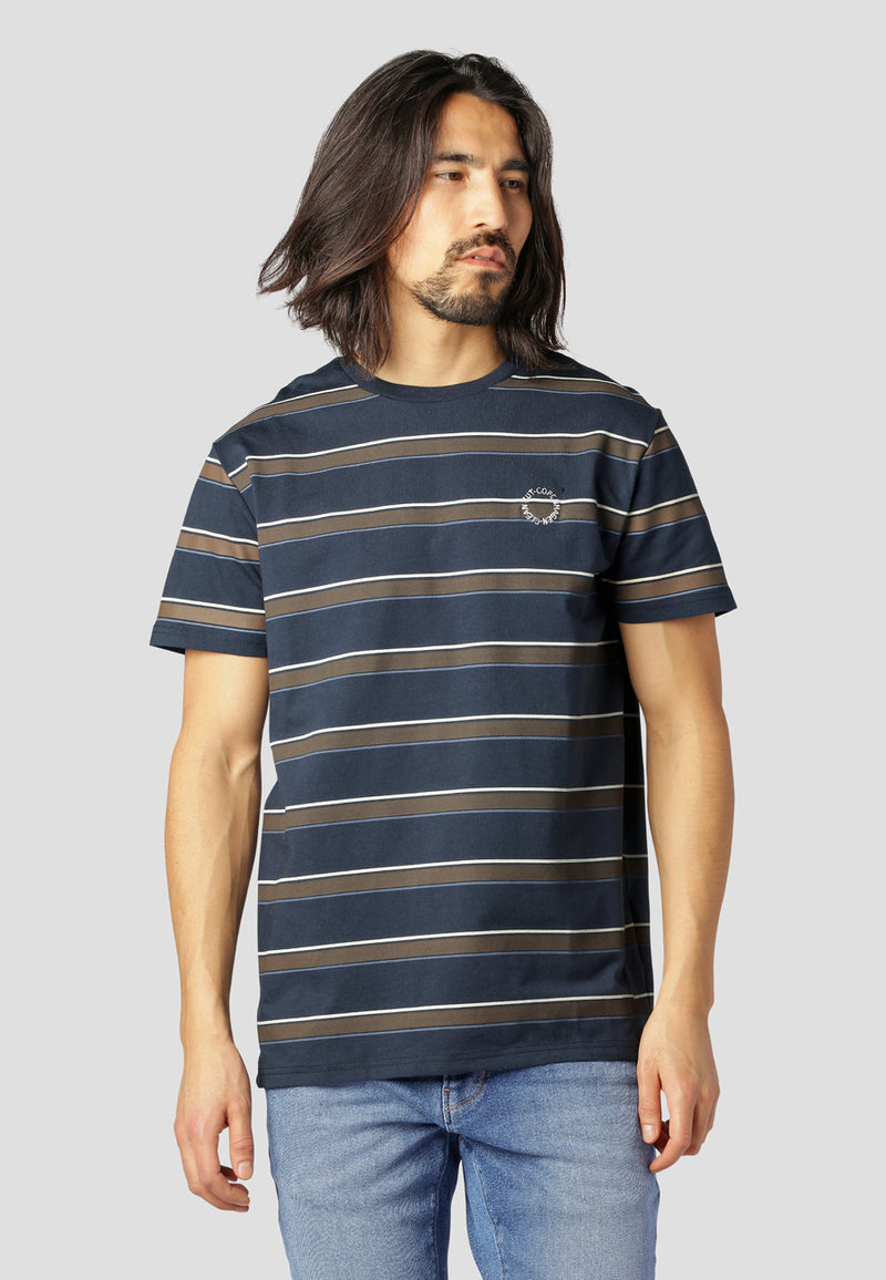 Clean Cut Copenhagen Grant Organic t-shirt T-shirts S/S Navy