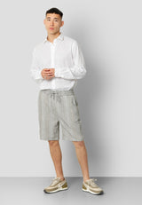 Clean Cut Copenhagen Jamie cotton/linen shirt Skjorte L/S Hvid