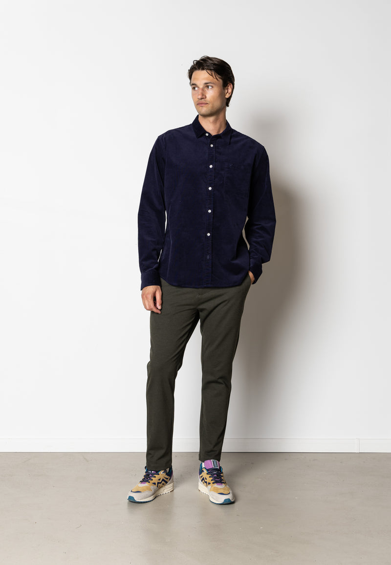 Clean Cut Copenhagen Jeppe corduroy shirt Skjorte L/S Mørk Navy