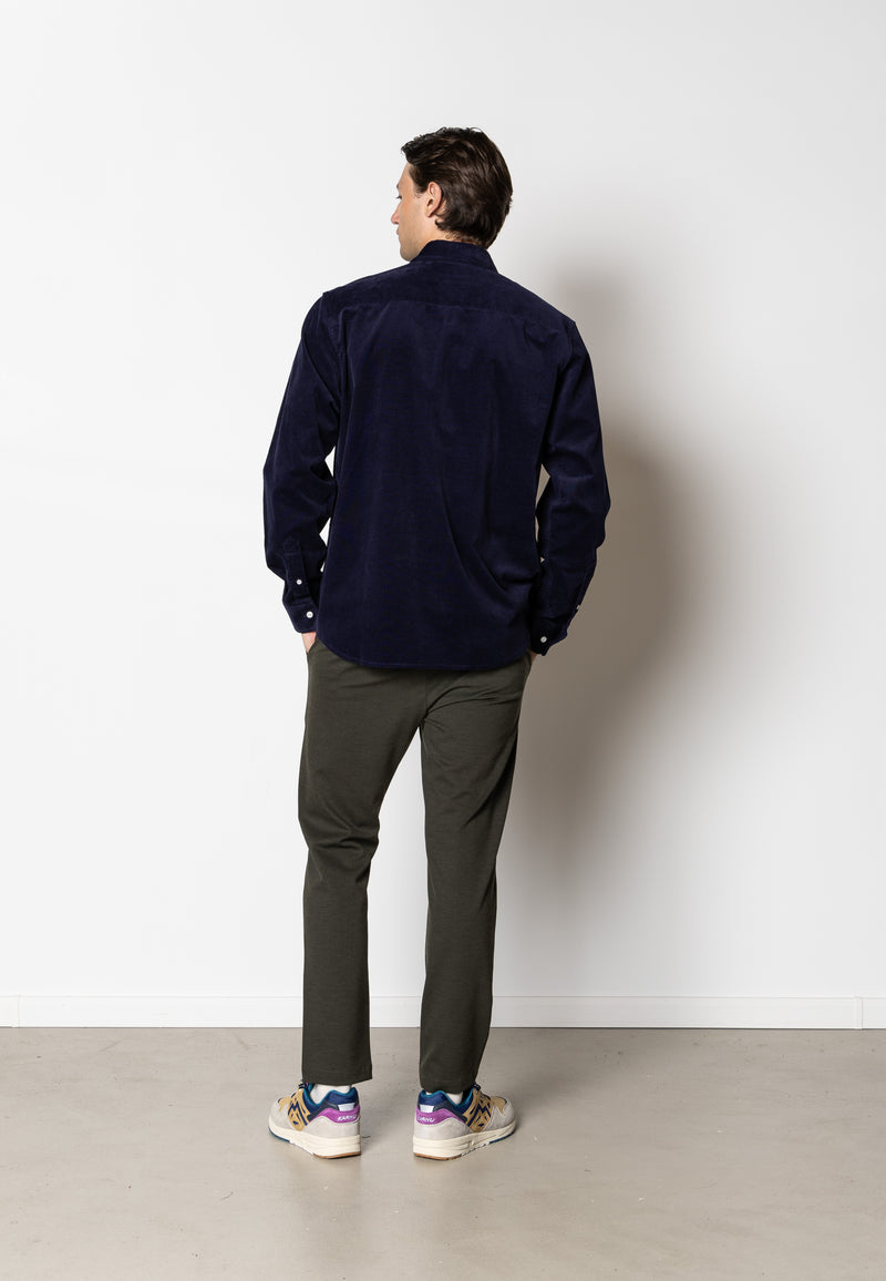 Clean Cut Copenhagen Jeppe corduroy shirt Skjorte L/S Mørk Navy
