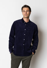 Clean Cut Copenhagen Jeppe corduroy shirt Skjorte L/S Mørk Navy